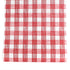 a Gin Lane Red Gingham Paper Table Runner on a white background