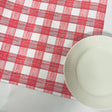 Gin Lane Red Gingham disposable Paper Table Runner