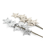 Spray of Stars Decoration, Set of 2 gold and silver