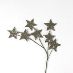 Spray of Stars Decoration, silver