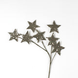 Spray of Stars Decoration, silver