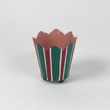 green and red striped cachepots from madcap cottage
