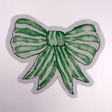Green Bow Paper Placemat