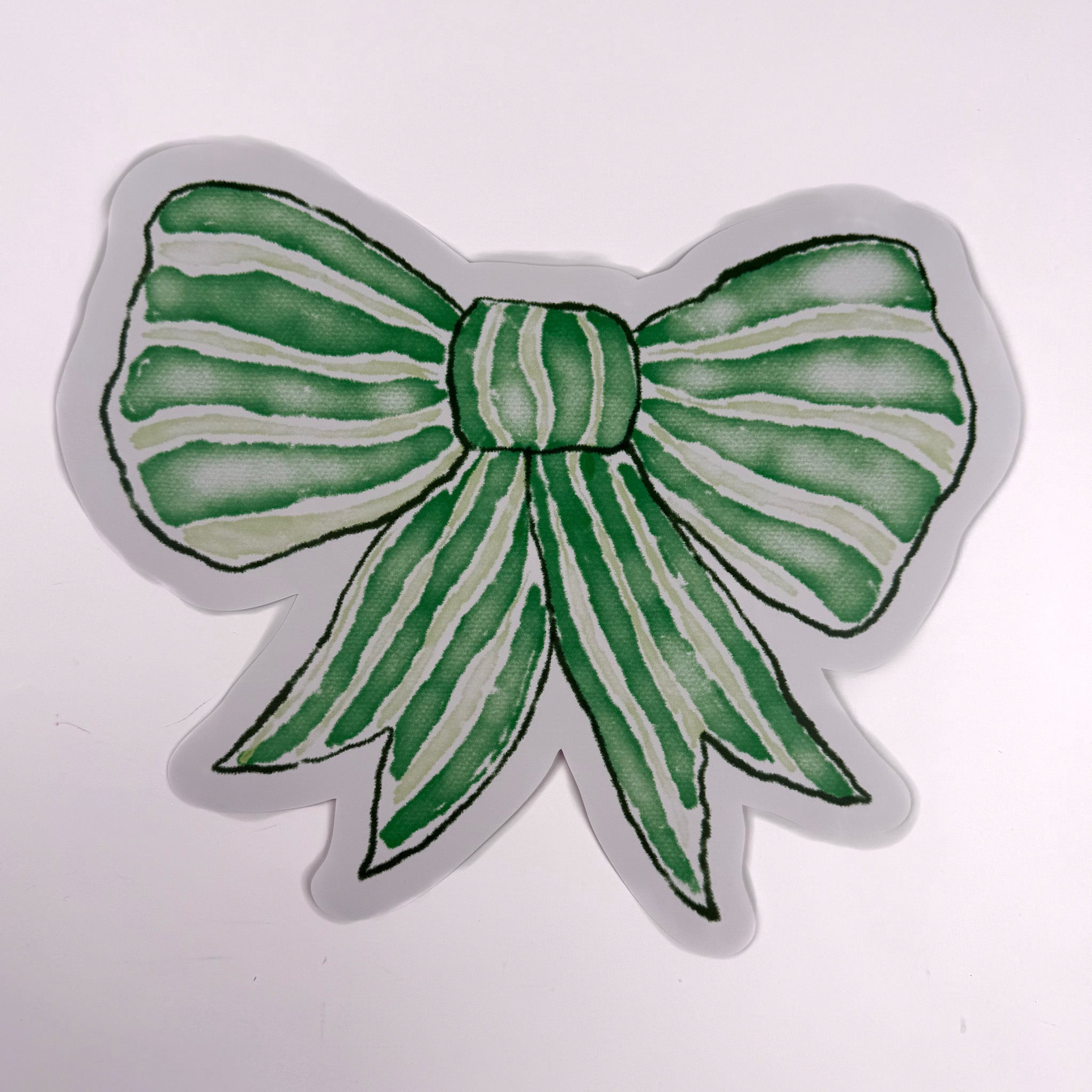Green Bow Paper Placemat