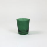 a green colored drinking glass from madcap cottage