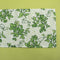 a springtime strawberry print fabric easter table runners in green