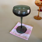 green coupe glasses