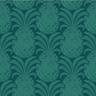 a green pineapple print fabric swatch