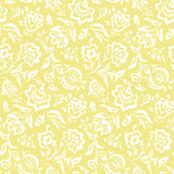 Hampton Court Unpasted Wallpaper - Lemon Grove Yellow