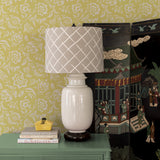 Hampton Court Unpasted Wallpaper - Lemon Grove Yellow