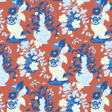 Imperial Palace Fabric - Deep Red