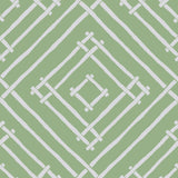Island House Unpasted Wallpaper - Celery Green
