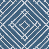 Island House Unpasted Wallpaper - Ocean Blue
