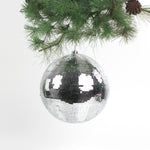 a 10" mirrored disco ball ornament