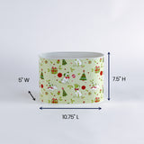 dimension size large of madcap cottage pug caddy set with white background