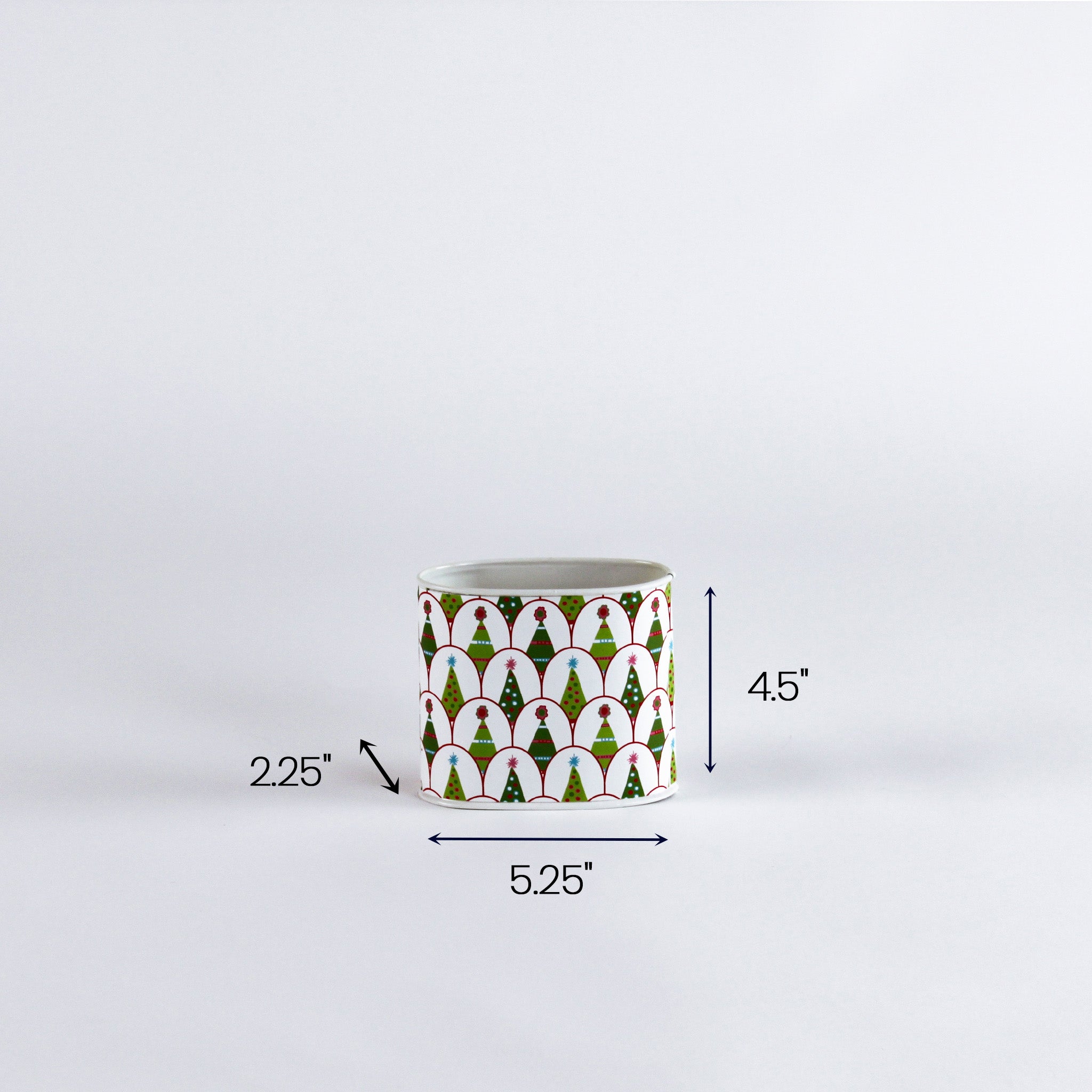 Large Twinkle Trees Caddy, 4.5" H x 5.25" W x 2.25" D