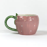 Ceramic Strawberry Mugs, Set of 2