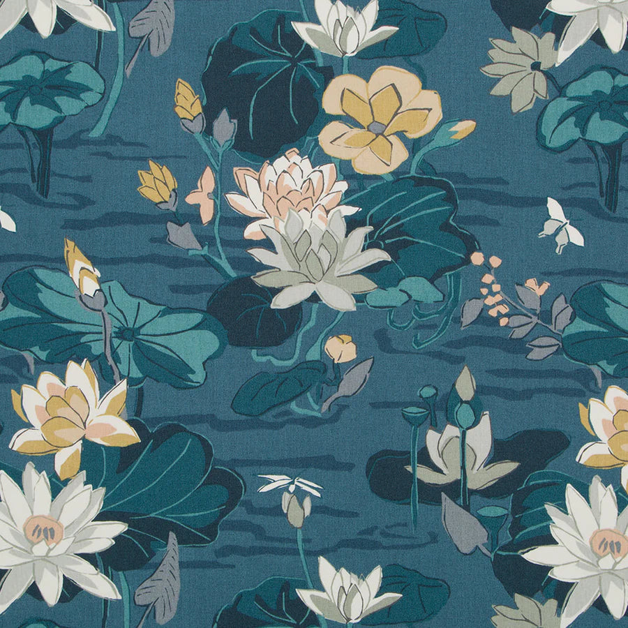 Lily Pond Lane Unpasted Wallpaper, 9-yard roll