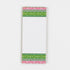 Chinoiserie Luxe Skinny Notepads with Monserrat Pink/Green design