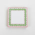 Square notepad with a decorative border and a placeholder graphic icon on a white background.