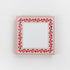 Square notepad with a decorative border and a placeholder graphic icon on a white background.