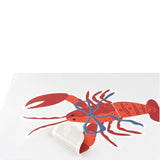 Madcap Cottage lobster coastal wall decal reverse side showing peel-and-stick backing.