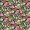 A madcap Cottage Kentucky Derby Fabric featuring jockey silks, rosettes and other derby motifs. 
