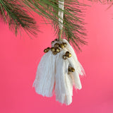Tassels with Bells Chinoiserie Christmas Ornaments, Set of 6