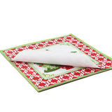 Christmas Pugs Square Paper Placemats, Pad of 20
