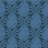 mid blue pineapple print fabric on a navy blue background. 
