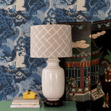 Old Peking Unpasted Chinoiserie Wallpaper - Ocean Blue