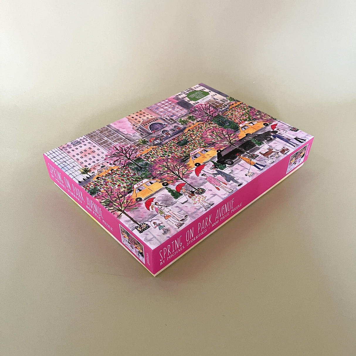 Spring on Park Avenue Jigsaw Puzzle box side view