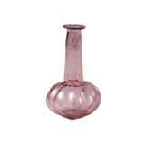 Colorful Blown Glass Bud Vases - Pink