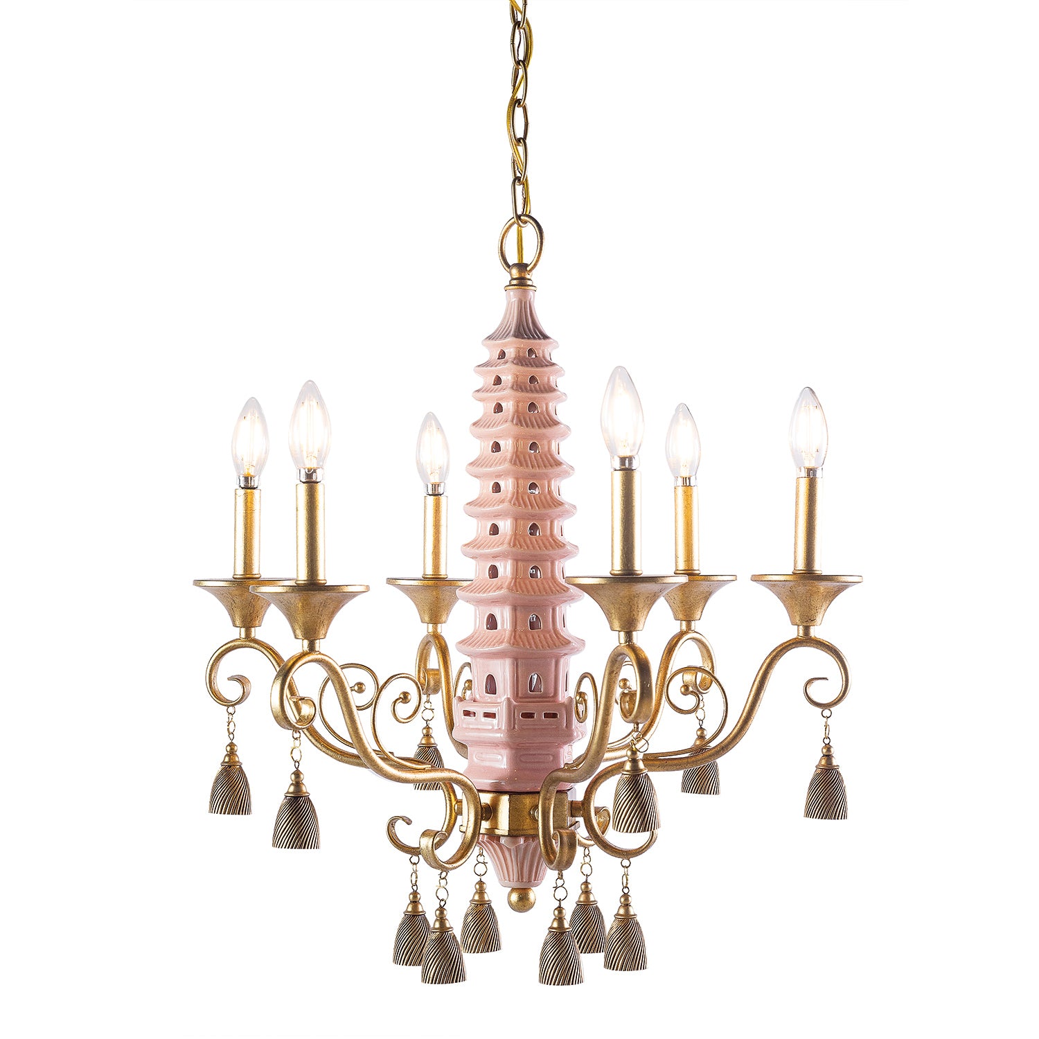 星野金属 Windy MAJESTA RHAPSODY Madcap Cottage Pink Oh, Pagoda Chandelier