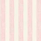 Pink striped wallpaper.