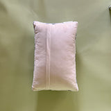 pink topiary pillow back view
