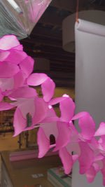 Pink/White Tissue Paper Garland