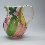 Vintage Garden Vegetables Ceramic Pitcher