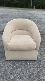 Vintage Sublime 1970's Swivel Armchair