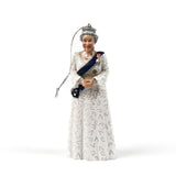 Queen Elizabeth, Corgi and Crown Christmas Ornaments, Set of 3