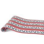 Harbor Trail red white and blue striped paper runner with striped decorative pattern design.