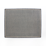 reverse of Dogs Don't Have to Go to College Navy/Green Hooked-Wool Rug