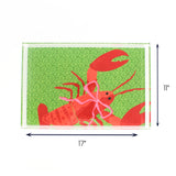 Rock lobster acrylic tray large with dimension of 17" x 11".