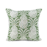 Round Hill Performance/ Outdoor Pillow, 22" Square - Green