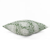 Round Hill Performance/ Outdoor Pillow, 22" Square - Green
