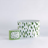 Club House meadow green caddy bottom view in large and small on a white  background