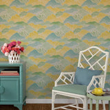 Shangri-La Unpasted Wallpaper - Barbados Green