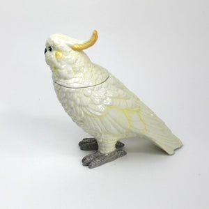 A white ceramic cockatoo from madcap cottage
