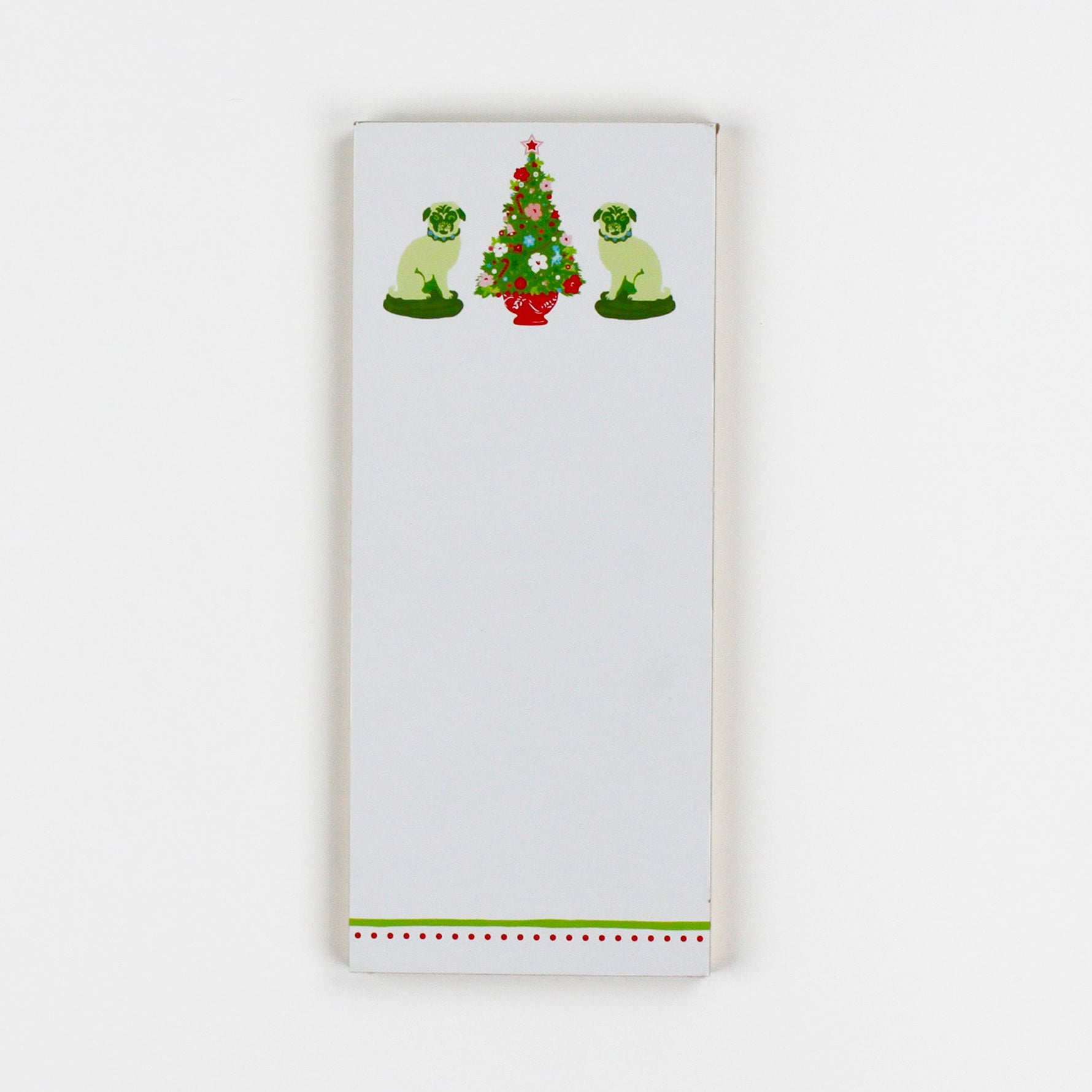 Madcap  Cottage Lux Christmas Pugs Notepads