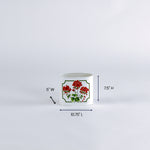 Cottage Grove Geraniums red caddy dimension size